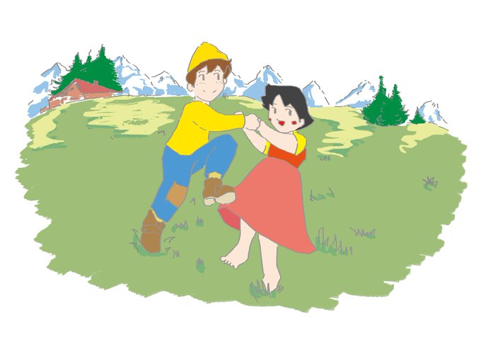 アルプスの少女ハイジの日のtwitterイラスト検索結果