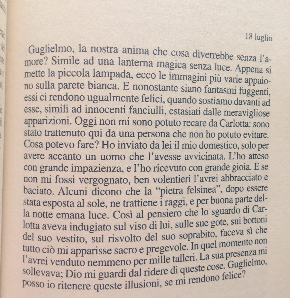 vitto5AFM's tweet photo. Goethe- I dolori del giovane Werther! Da leggere assolutamente ❤️ http://t.co/ZxU14ZCr5M
