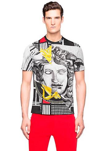 zainspics's tweet photo. #DressLikeZayn — Zayn's Medusa printed Ethnic T-shirt, at Versace for $775/£440! http://t.co/9Freviax8S http://t.co/kAZhDZfWuw