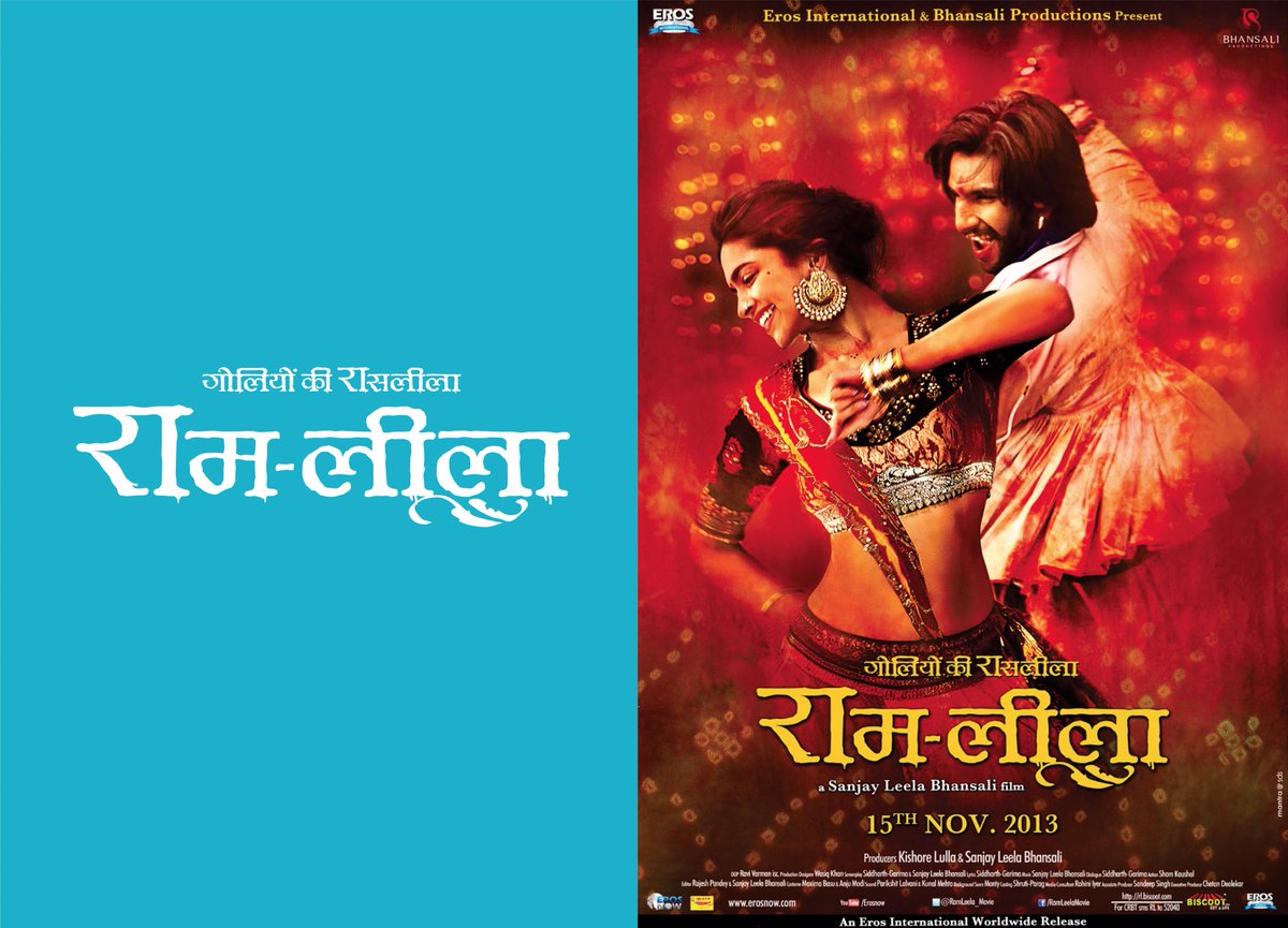 IndianTypo's tweet photo. Hindi Film Title for #Ram-leela #typography #hinditypography #indiantypographer #hindi @typography #bollywood http://t.co/w9kc9zpsHs