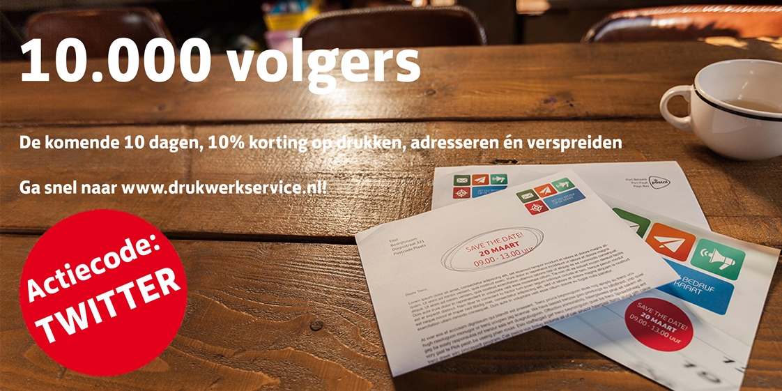 Om de fantastische mijlpaal van 10.000 volgers te vieren, de komende 10 dagen, 10% korting via bddy.me/1N2lXIS