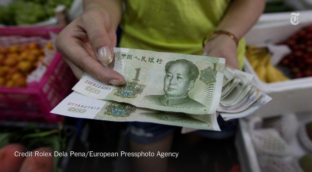 nytimes's tweet photo. Two big reasons why China devalued its currency http://t.co/xKIpQGLtsq http://t.co/9UrAGiBPKy