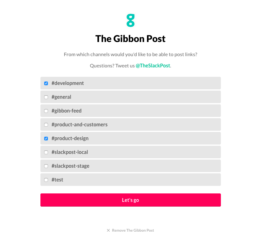 TheSlackPost's tweet photo. @cirpo Sorry for the delayed response. By clicking the button &amp; than authorise you get to this screen to disconnect http://t.co/bHv40t2z48