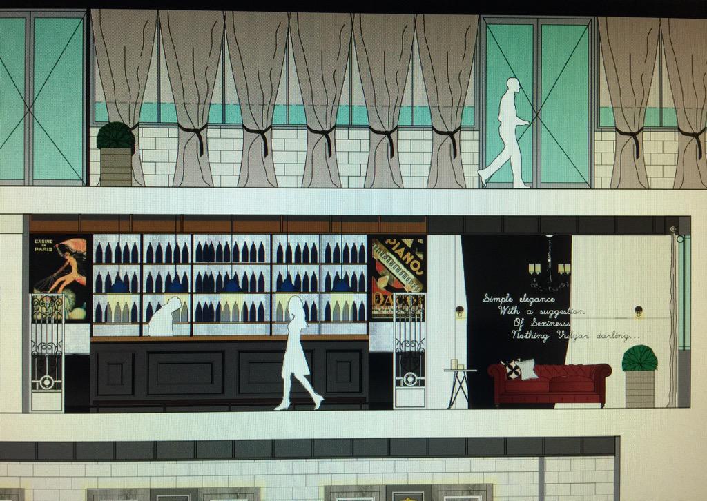 Julesinozz's tweet photo. Nearly done #design #bar #reception #InteriorDesign 🙏🏼✨👌🏼#exhausted #happy #3marks http://t.co/inYkPET9jW