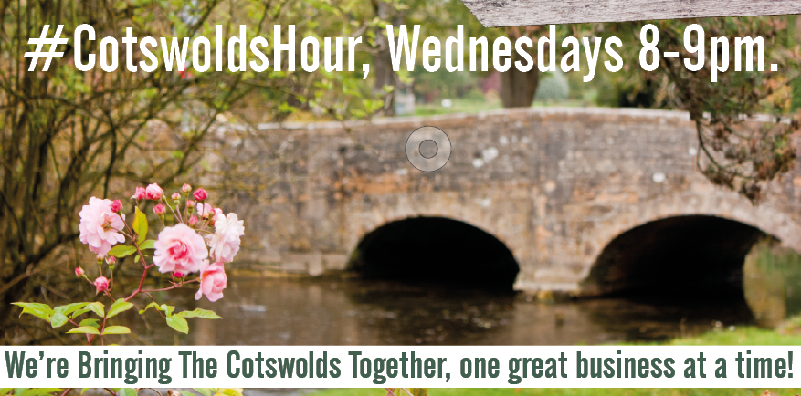 Just one hour until this evening's #CotswoldsHour... see you in a bit!