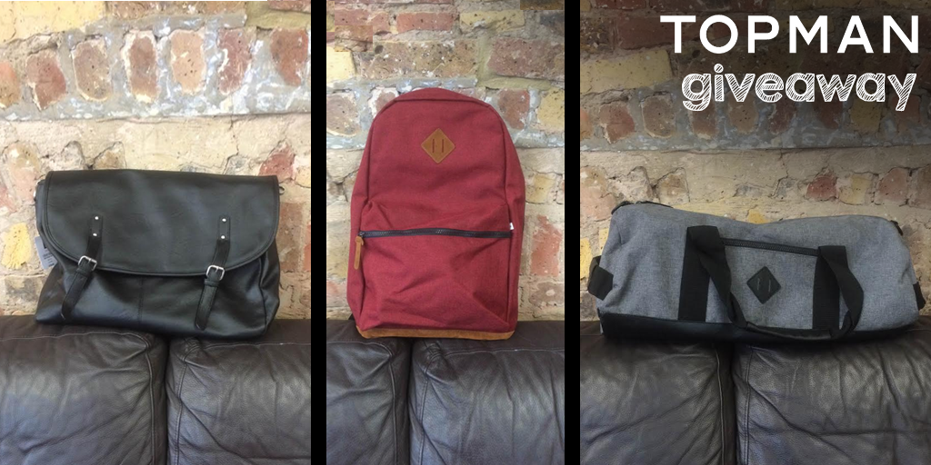 everythinstudnt's tweet photo. GIVEAWAY - We've got our hands on some of the latest @Topman bags for our fans. Follow and RT to enter. http://t.co/zz1HZHHucB