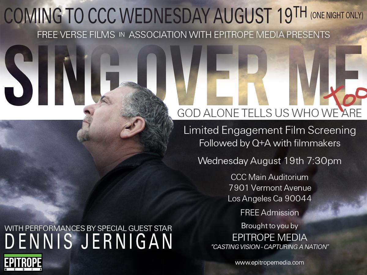 EpitropeMedia's tweet photo. -SAVE THE DATE:Wednesday august 19th 7:30pm- 
Please join us with special guest &amp; star of the movie Dennis Jernigan. http://t.co/J9Qtlqkfsy