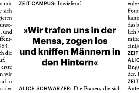 LauraCwiertnia's tweet image. Was @_AliceSchwarzer noch so im Paris der Siebziger trieb, erzählt sie @slkwbr in der neuen #ZEITCAMPUS. Herrlich!
