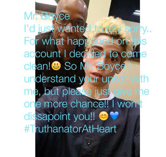 fanEnriqueIgl's tweet photo. Mr. Boyce I'm truly sorry from the bottom of my heart! I will NEVER do it again I learnt my lesson! @TheVictorBoyce http://t.co/1bVwiNer9n