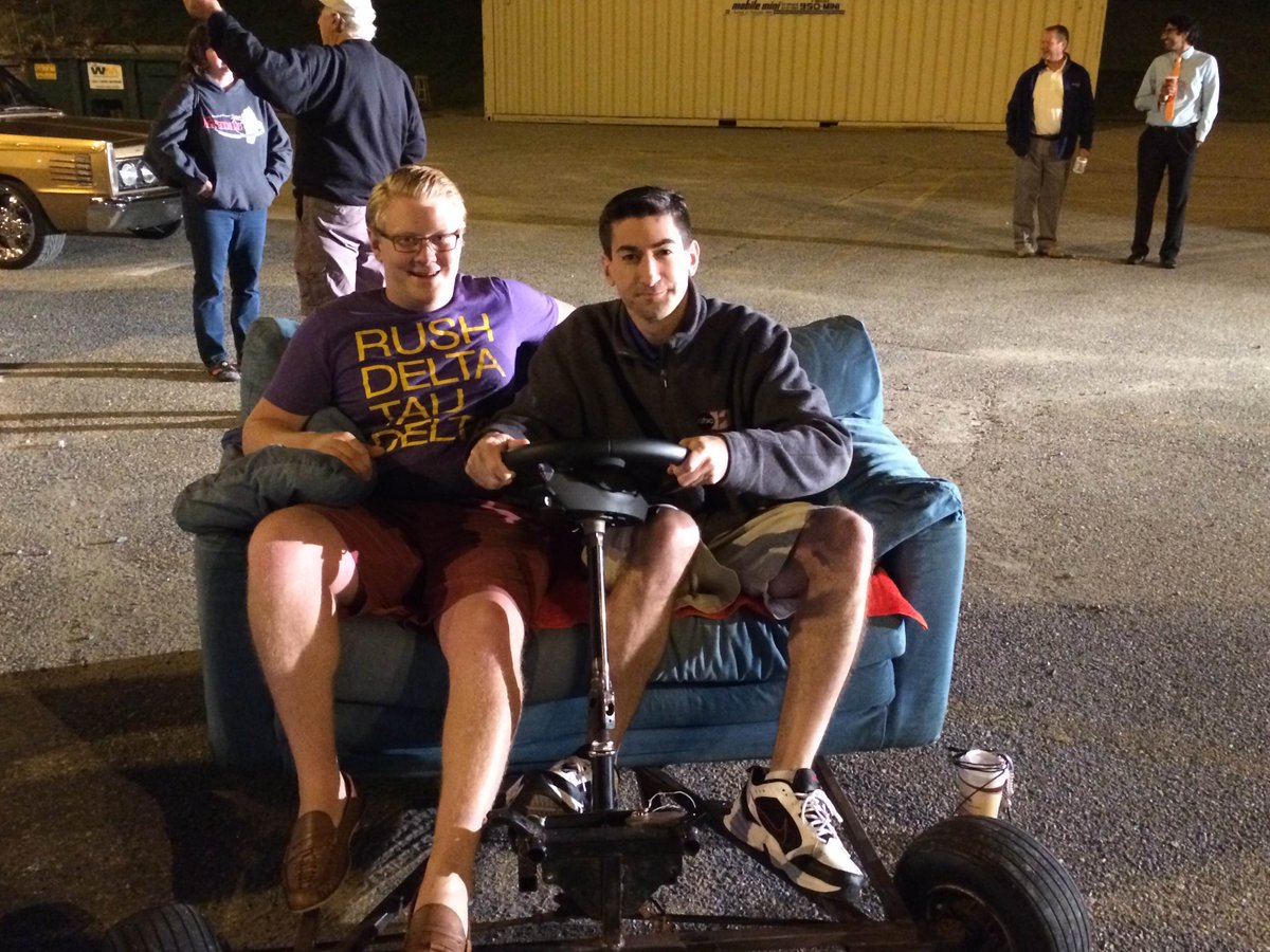 ABC12WJRT's tweet photo. A #CouchCar? @marcjacobson live #ABC12 NewsMorn #Back2Bricks #KetteringAtwood #DowntownFlint @KetteringU @EIA_Delts http://t.co/UVVko31ROD