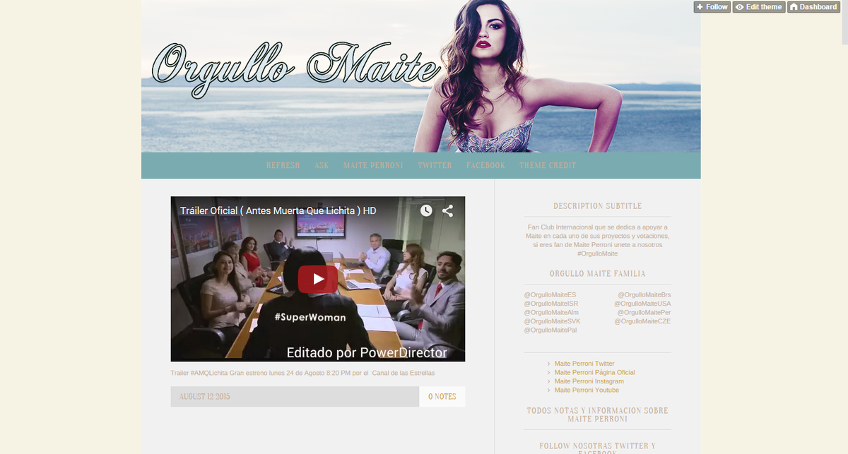 OrgulloMaiteP's tweet photo. @MaiteOficial Hola! Esta page dedicado por ti nuestra Reina de toda #OrgulloMaite familia! Te amamos muchisimo ❤💜😍😘💞 http://t.co/Lsa0Murh9L