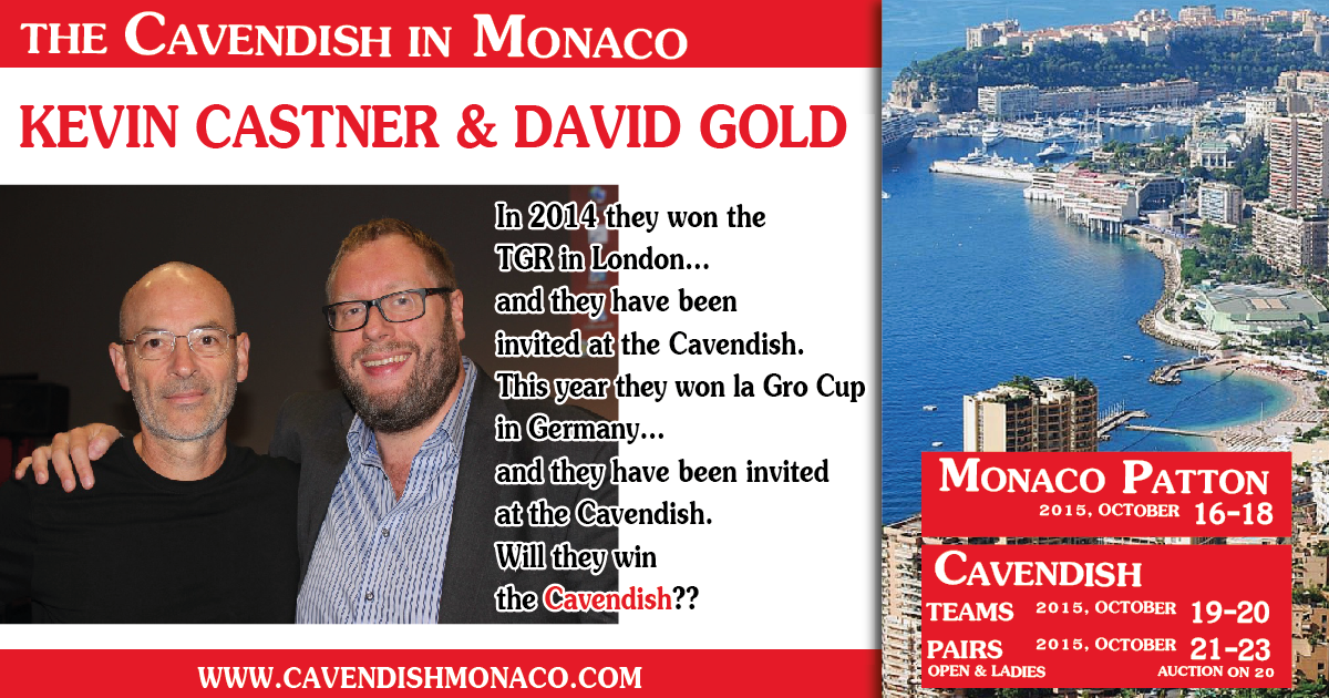 CavendishMonaco's tweet photo. Kevin Castner e David Gold will be in #Monaco for the #Cavendish2015 as well! http://t.co/QqAsfRMjmh
