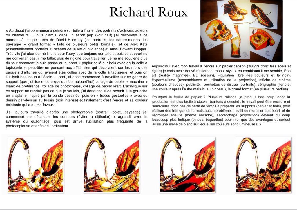 MorganeNannini's tweet photo. Prochaine expo de l'#AssociationHistoiresDArt #vernissage le 11 septembre à partir de 19h 11 #artistes #RichardRoux http://t.co/L22g26rzDp