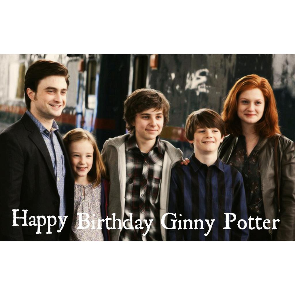 Happy birthday Ginny Weasley! 