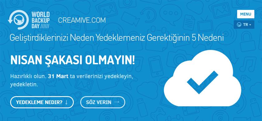 creamive's tweet photo. Geliştirdiklerinizi Neden Yedeklemeniz Gerekir? Dünya Yedekleme Günü Nedir? 

► https://t.co/ioL3PR9xSV http://t.co/c81L6vrfsF