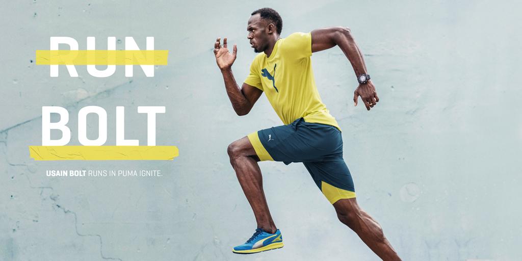 usain bolt y puma