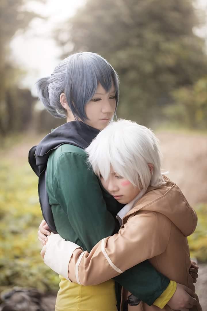 KUMAxYORU's tweet photo. No6
shion:kuma
nezumi:yoru
 reunion~(pls(ಥ_ಥ)

#cosplay #No6 #shion #nezumi  #鼠苑 http://t.co/GJ4iKYngaa