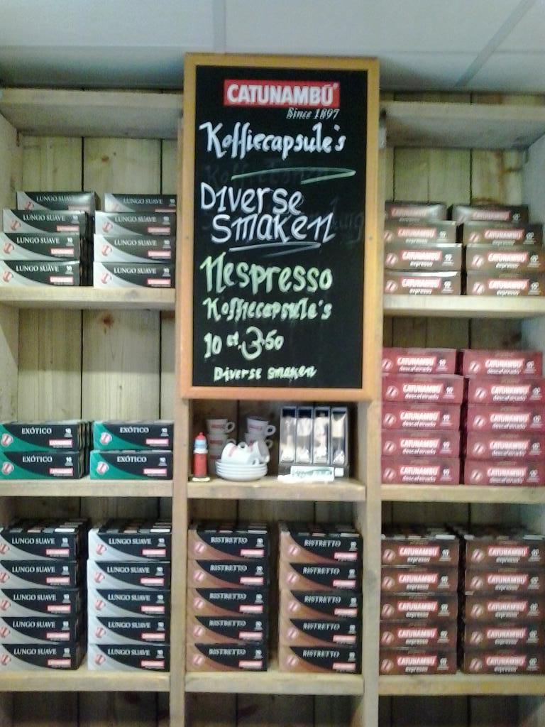 Catunambu koffie capsules verkrijgbaar bij 't Servicepunt. 10 capsules E 3,50
