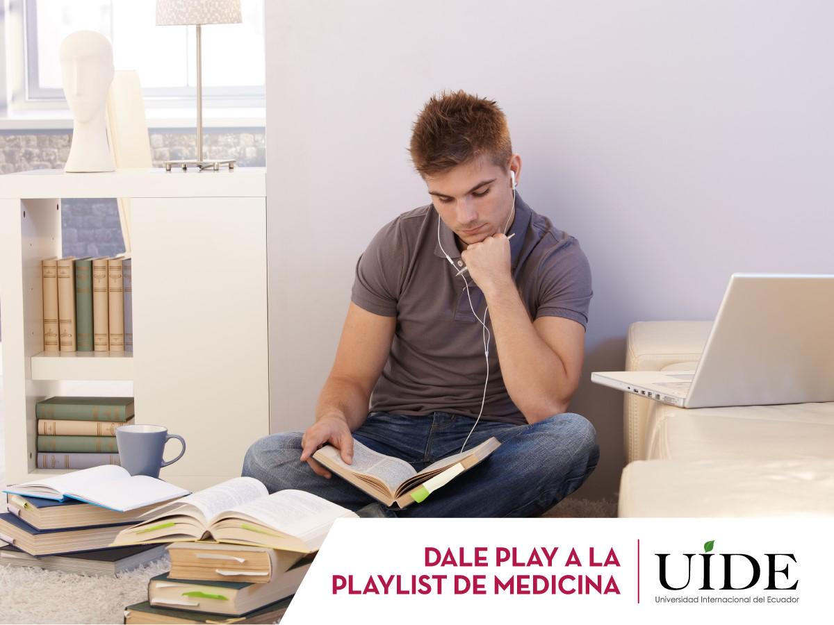 Ayúdanos a crear la playlist de Medicina, escríbenos tu canción favorita y encuéntranos como UIDE-ec #UIDEenSpotify
