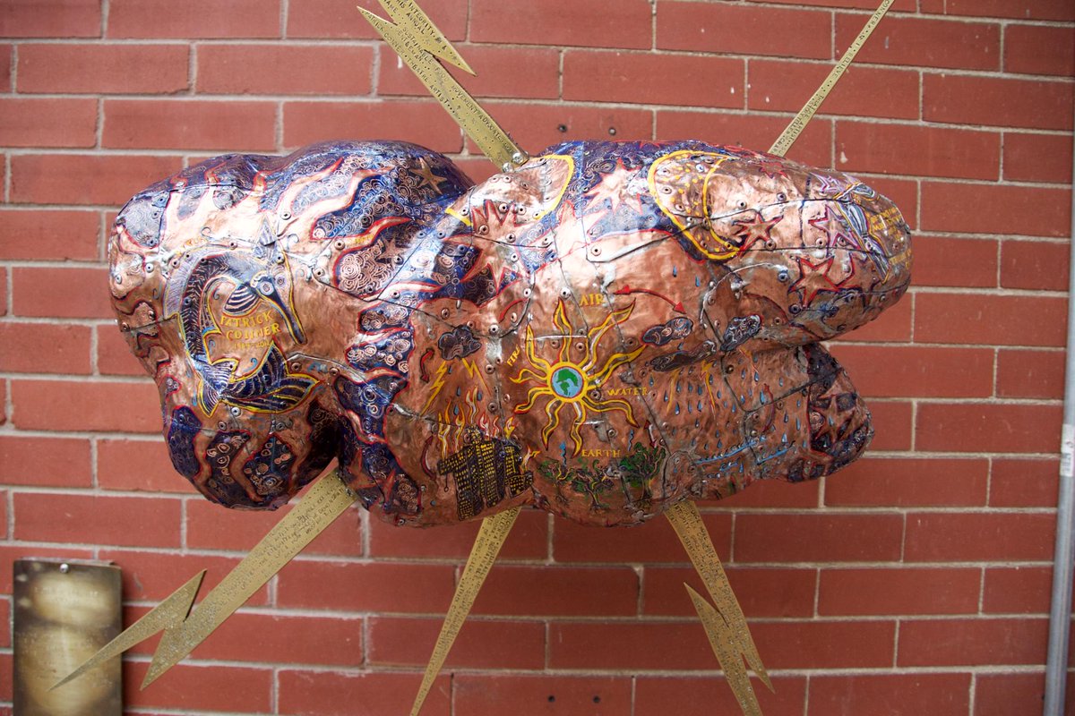 if you missed Monday's event, go to @TheatreCentre and visit the green roof. Rockey Dobey's beautiful installation