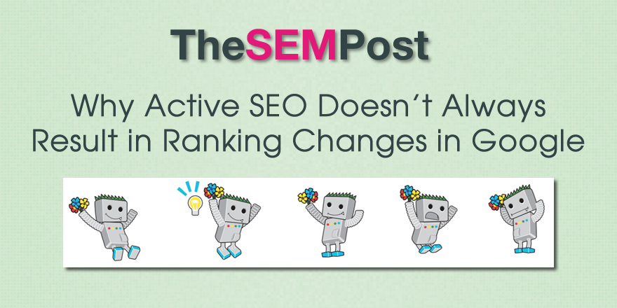 jenstar's tweet photo. Why Active SEO Doesn’t Always Result in Ranking Changes http://t.co/QGoaJlKFGY http://t.co/HAGLhLgx1s