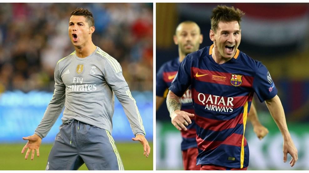 ChampionsLeague's tweet image. Messi and Ronaldo goal for goal (currently 80 apiece in UEFA comps!) uefa.to/1dPgrKI #UCL