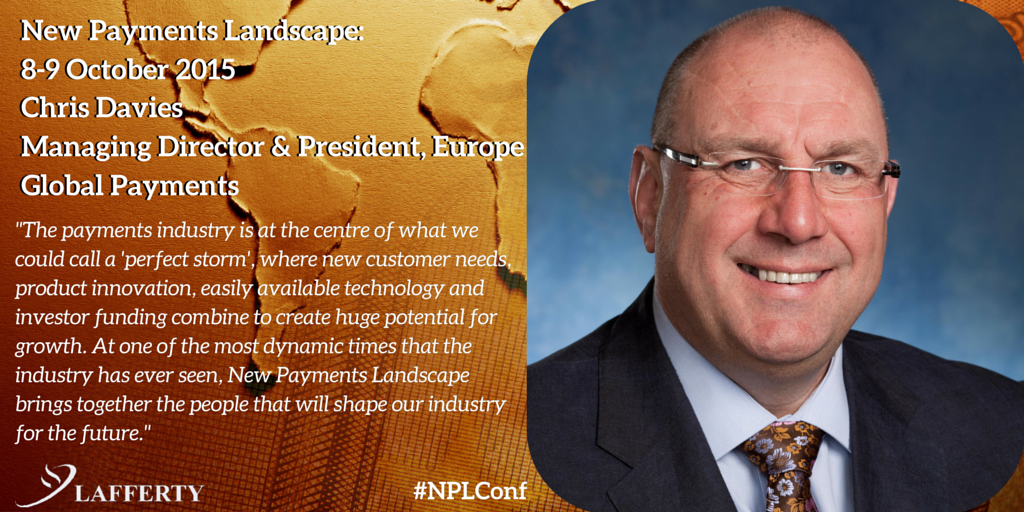 LaffertyEvents's tweet photo. Chris Davies, MD &amp; President, Europe, @GlobalPaymentUK joins the exciting #NPLConf lineup http://t.co/Zz3Yas1Ma1 http://t.co/xdl2EOHuLH