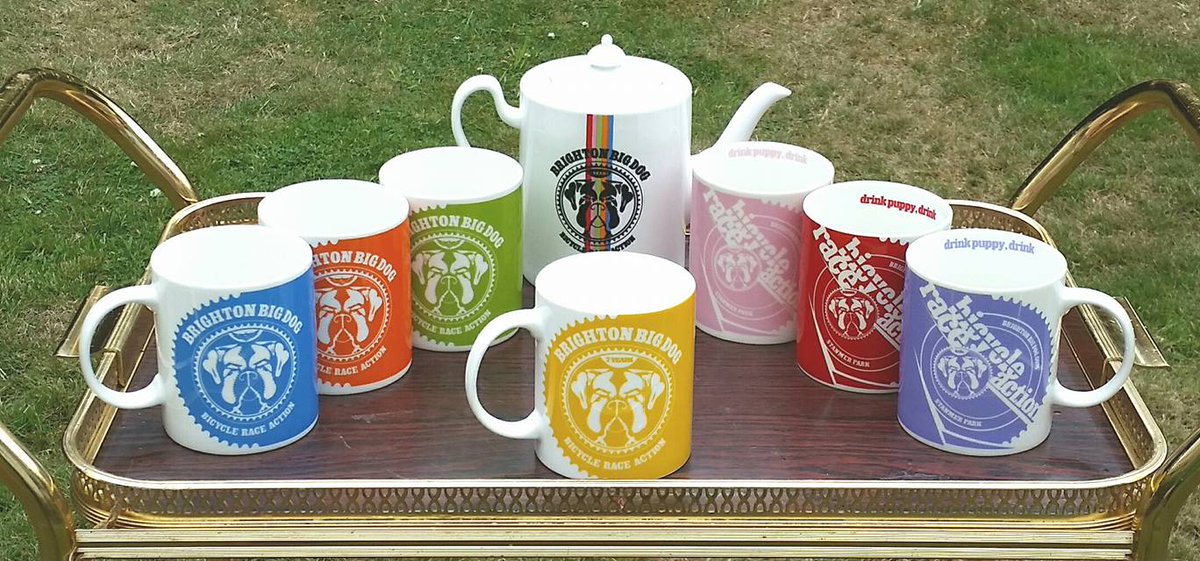 Big Dog 2015 mugs are here! Pick one up for £5 at registration or from the tea&amp;cake tent - free tea refills all day.