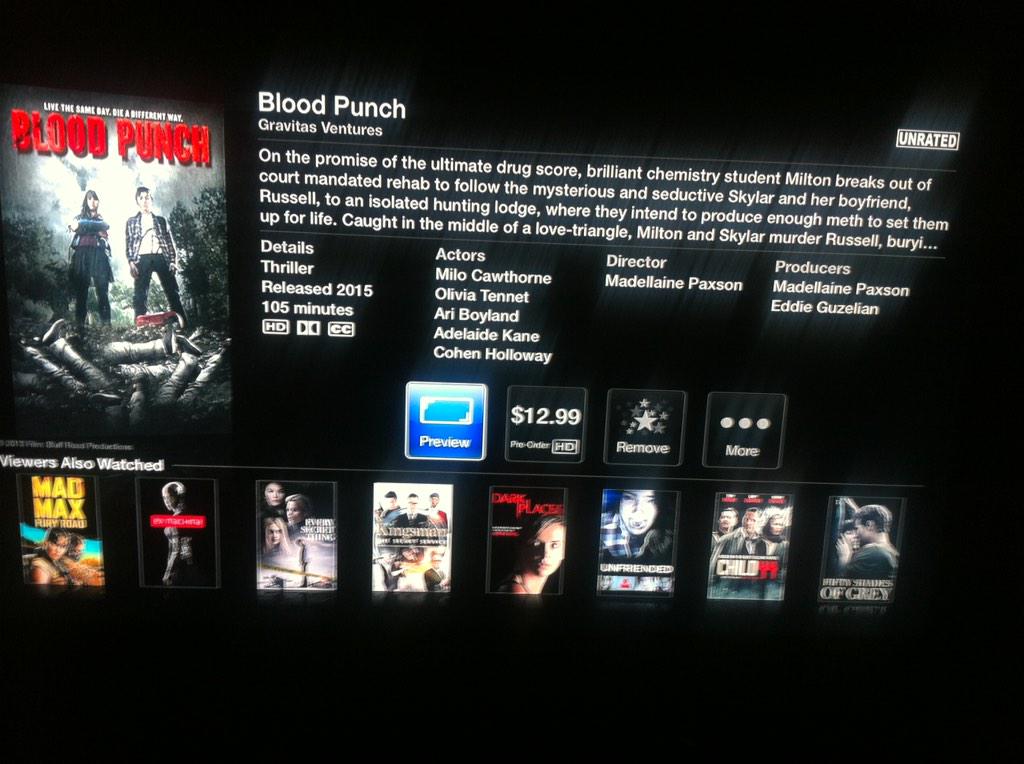 Finally it's here! Nearly.. Pre order #BloodPunched today on iTunes to help boost us up the order list!