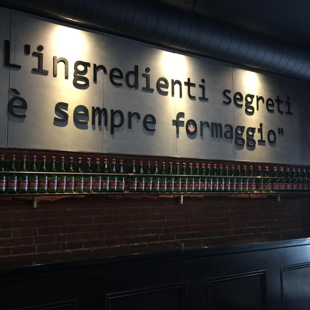 The Secret ingredient is always the cheese!! OK everybody enjoy this gorgeous day #Parm Centro