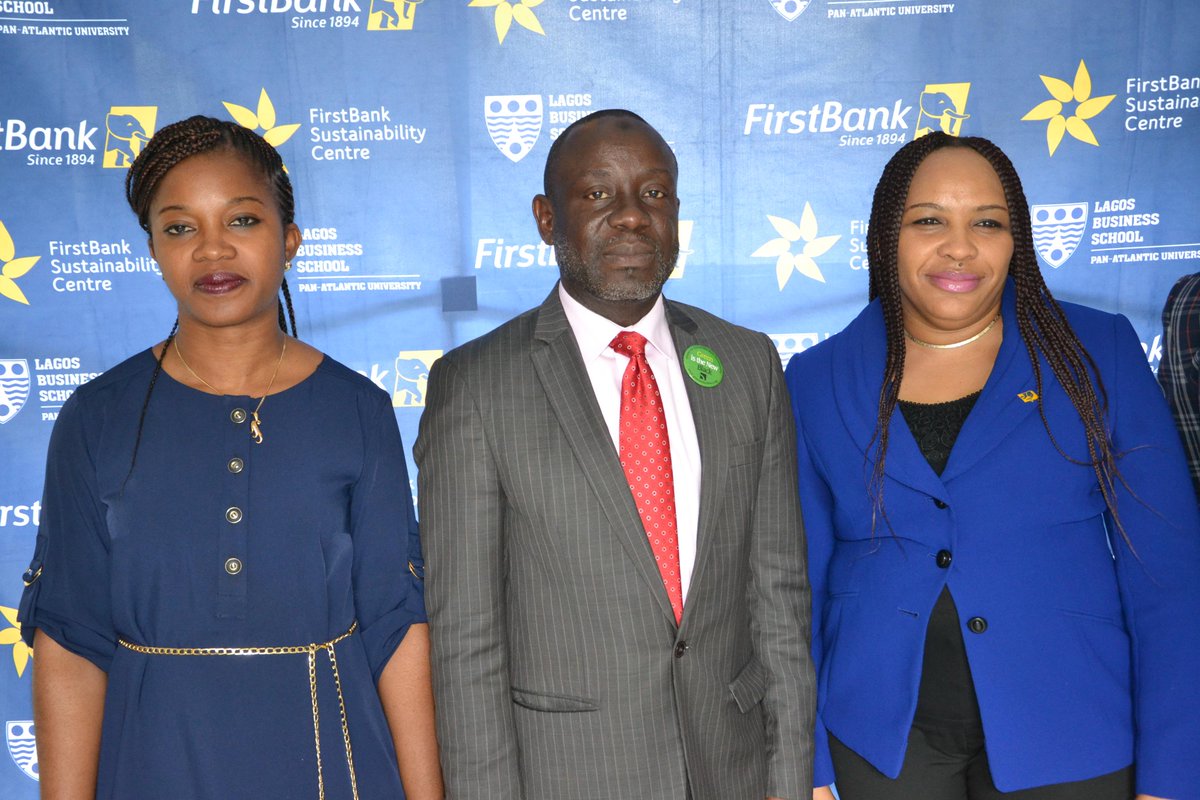 FirstBankngr's tweet photo. Dr. Ijeoma Nwagwu, MKO Balogun and Doris Anyaoka at the Sustainability Strategies for SMEs. #FirstSustainability http://t.co/sJIgT0ThhZ