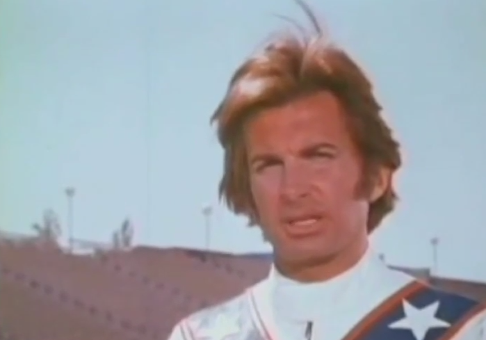 Happy Birthday George Hamilton! Here he is as daredevil Evel Knievel!  