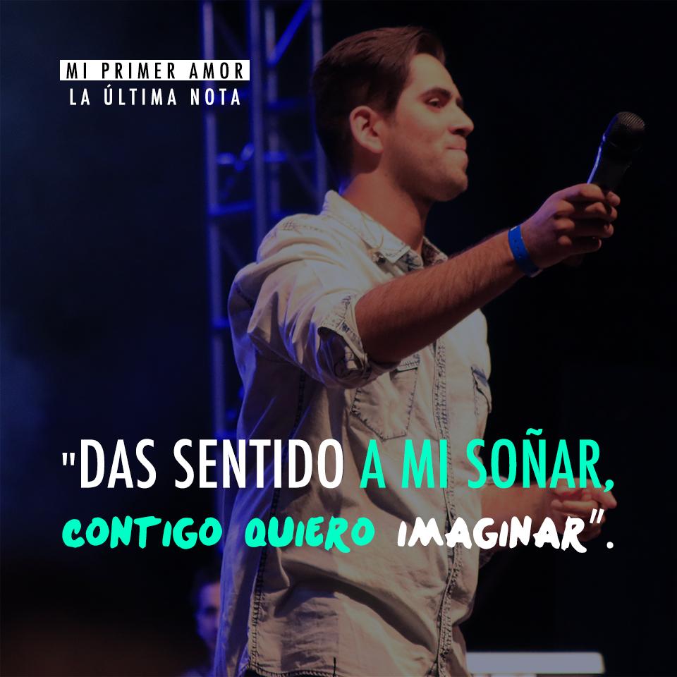 LUNoficial's tweet photo. "Das sentido a mi soñar, contigo quiero imaginar" - #LaÚltimaNota http://t.co/L83uBqeaY1