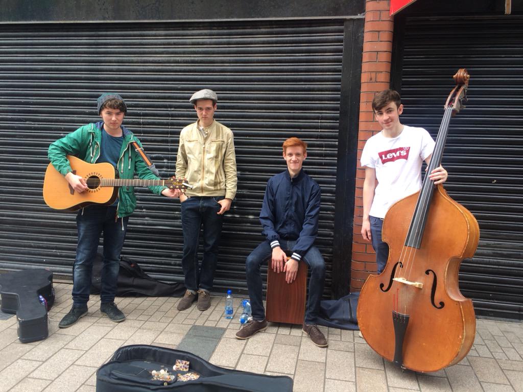 Treated to Roadhouse Blues, Purple Haze, Lonely Boy <a href="/TheQuartelband/">The Quartel</a>. EP launch Sat Blackstaff Mill. These boys v.good