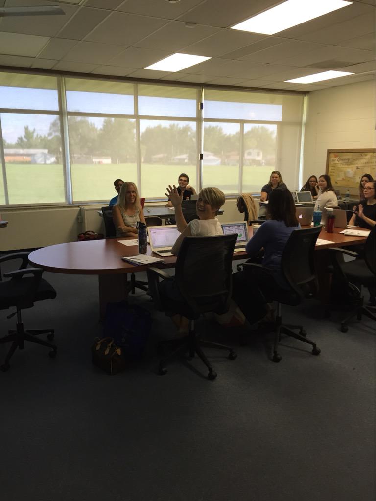 CManning0306's tweet photo. Writing Type III Assessments, Using Data to Guide Instruction &amp; Google Docs - all in a morning of FIU! #D161learns http://t.co/hwDyc5TYfz