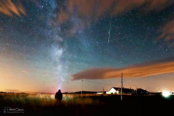 Peter Greig sent this capture of the Perseid shower last night to EarthSky. Others are here: buff.ly/1HGm2d7
