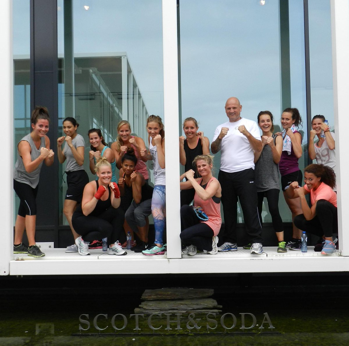 #Boksclinic verzorgt voor het #personeel van Scotch &amp; Soda op het hoofdkantoor in #Hoofddorp. Er volgen er meer.