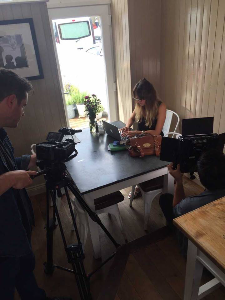 Being filmed putting some of <a href="/annabelkarmel/">Annabel Karmel</a>'s Mumpreneur business tips into action!
annabelkarmel.com/mumpreneur/boo…