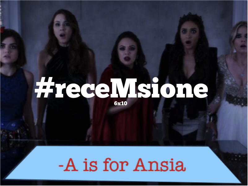Marta_Corradi's tweet photo. Ci siamo: ultima #receMsione di #PLL 2015.
Fatemi sapere cosa ne pensate!
http://t.co/n3gbunFQEZ http://t.co/EXZbUpno2g