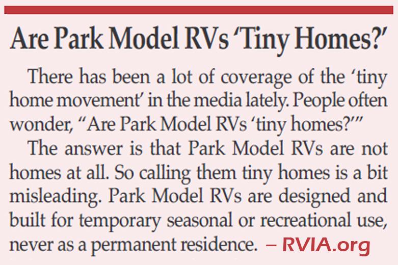 The RVIA makes its position on tiny houses clear, or does it? &gt;&gt; timbertrails.tv/Building-a-Cas… | #TinyHouse #tinyhouses