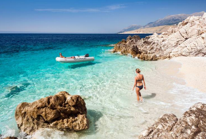 lonelyplanet's tweet photo. #Albania has some beautiful beaches - who wouldn't want to be here right now? http://t.co/K6MoZlS25a #travel #lp http://t.co/C2qi1IiJ75