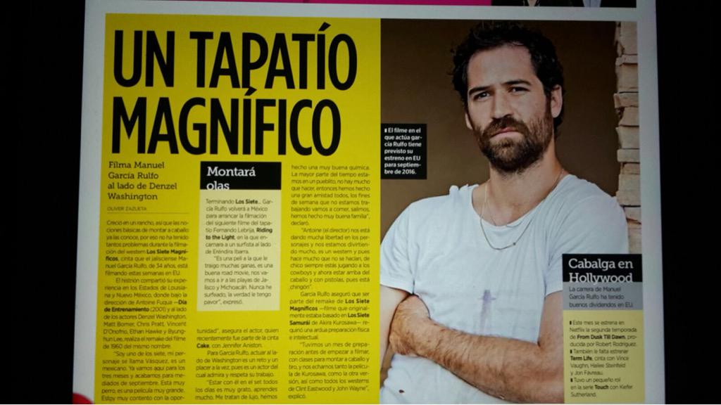 Un tapatío Magnífico!! #MagnificentSeven #Vasquez #elmanu