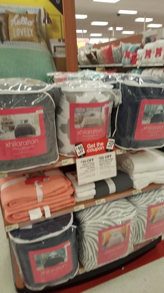RandyShettleton's tweet photo. All exhilaration bedding out of the backroom! #inthestoreONthefloor #itsONsale with a coupon! @eglotch @bethgrimsha http://t.co/nuHd84SJmf