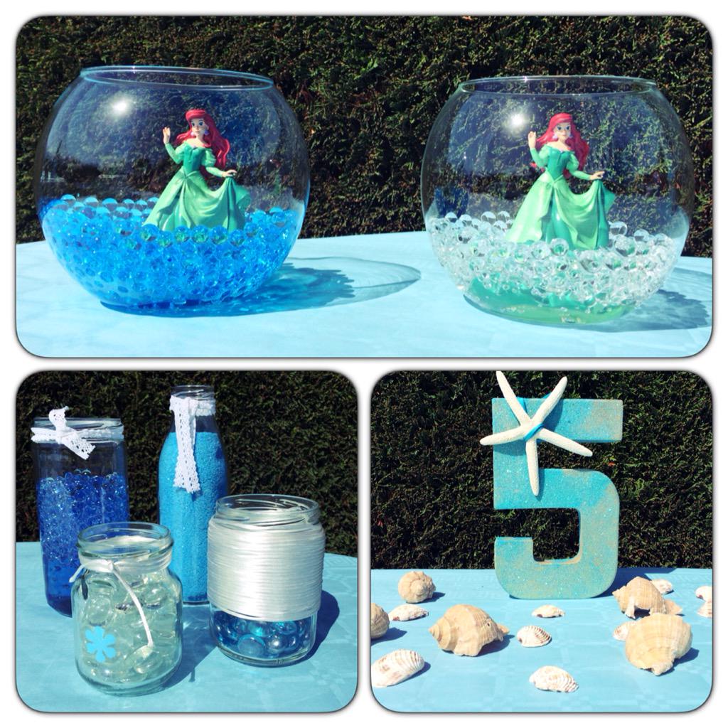 ¡CUMPLEAÑOS FELIZ! #Decorando la #fiesta del #verano! Este año toca #debajodelmar con #sirenita! #5años #princesa