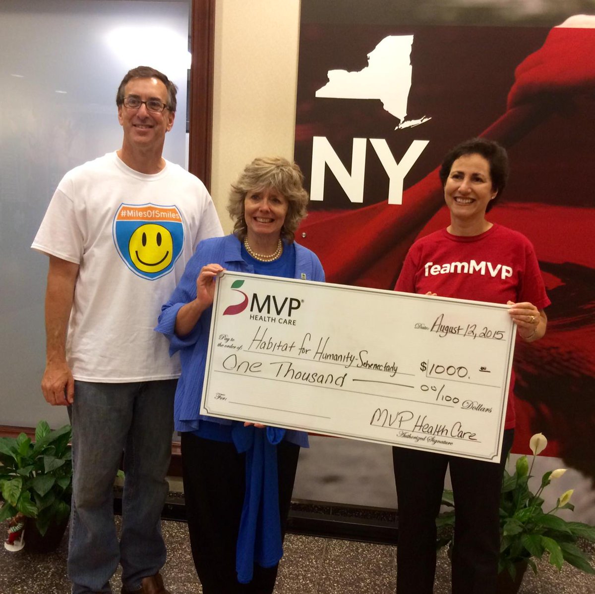 Proud to support <a href="/Habitat_org/">Habitat for Humanity</a> and the work they do in Schenectady. #milesofsmiles #schenectadysmiles