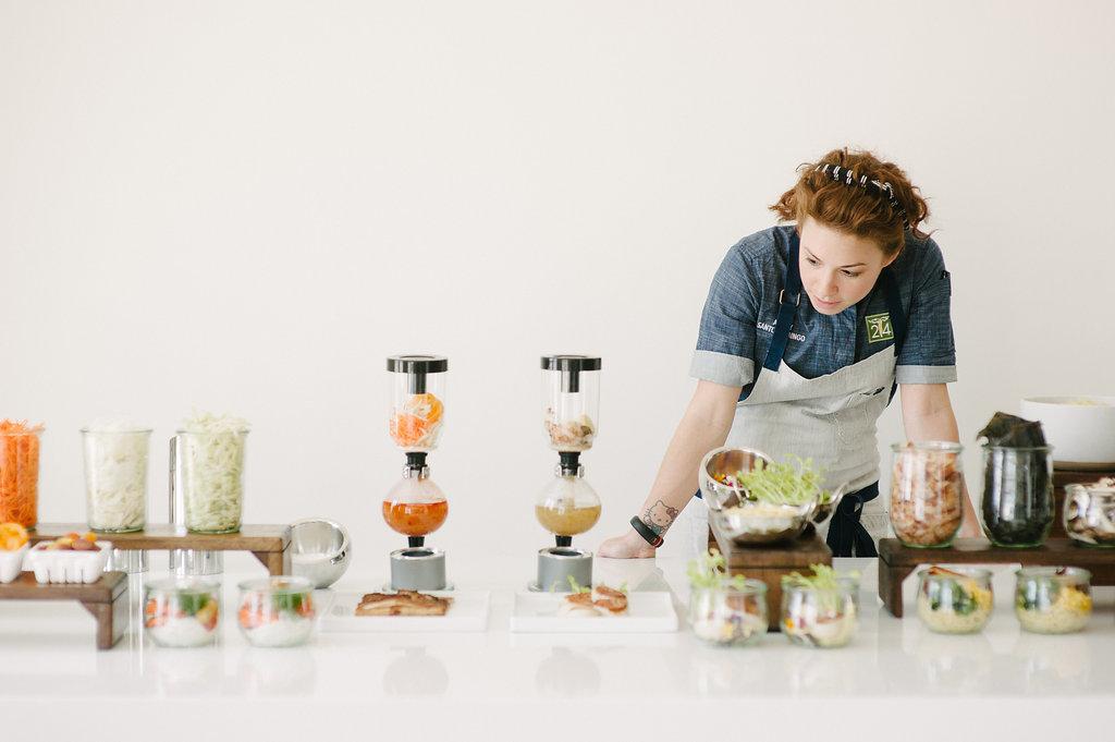 24carrotscaters's tweet photo. Chef Ashley shared with over 500 people on Interactive Food Stations at #ArtofCatering @Catersource_llc.

#AOCF2015 http://t.co/O0Ir9l57BQ