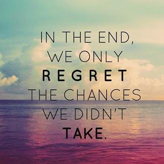 So take chances .. Make mistakes ... Live 😊