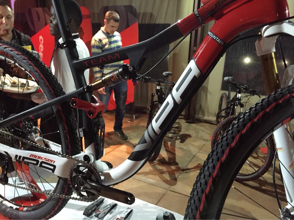 bikehubber's tweet photo. Some new #VIPAs on show at the @TWTrading launch. 2016 Vipa Team http://t.co/mveMfBZI1I