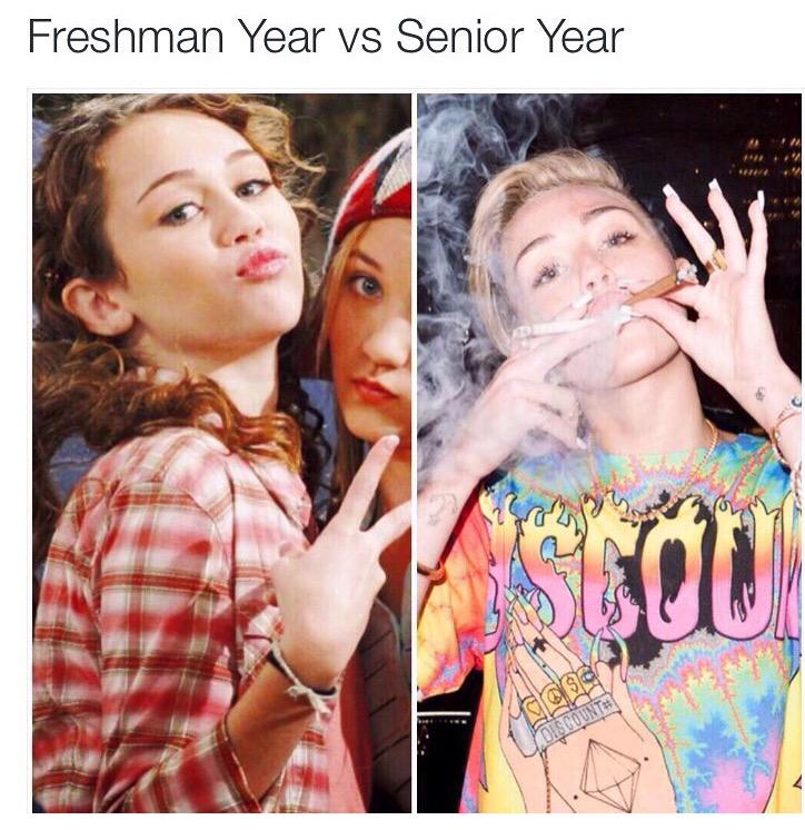 Freshman vs Senior year