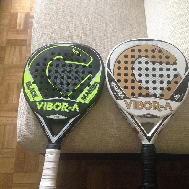 Tenían que ser nuestras !! Caprichosos no lo siguiente !! #padel #vibora #blackmamba #yarara de <a href="/kuiki00/">kuiki</a>